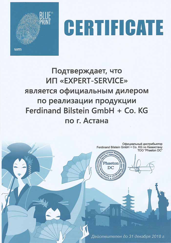 Официальный дилер Ferdinand Bilshtein GmbH